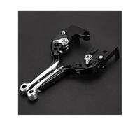 RORVECQ Pour Yamaha Pour TRACER 9GT 2021-2025 Leviers De Frein Et D'embrayage Pour Moto Réglables Repliables Extensibles(Noir Argent)
