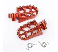 RORVECQ Pour Yamaha YZ65 YZ85 YZ125 YZ250 YZ YZF 125 250 450 WR250F WR450F YZ450FX Motocyclette CNC Repose-pieds(Orange)