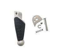 RORVECQ Repose-pieds Arrière Pour BENELLI TNT250 TNT300 BN302 TNT600 BN600 BN 600i TNT125 TNT135 STELS 300 STELS 600 Pour KEEWAY RKX RK6(Argent,Gauche)