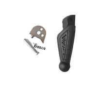 RORVECQ Repose-pieds Arrière Pour BENELLI TNT250 TNT300 BN302 TNT600 BN600 BN 600i TNT125 TNT135 STELS 300 STELS 600 Pour KEEWAY RKX RK6(NOIR,Droite)