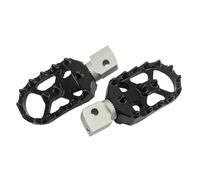 RORVECQ Repose-pieds Avant Degré Réglable Pattes De Pied Rotatives Pour Indian Pour Scout Pour Bobber Pour Twenty Pour Sixty ABS(Argent Noir)