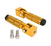 RORVECQ Repose-pieds De Moto CNC En Aluminium Universels Pliants Support De Pieds Pour ATV UTV Go Kart(Jaune)