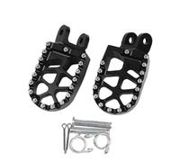 RORVECQ Repose-pieds de Motocross Pédales de Moto Pièces de Pédale Pour CRM250 CRM 250 XR250R XR400R XR 250R 400R XR 250 R 400 R Accessoires(NOIR)