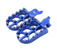 RORVECQ Repose Pieds Motos En Aluminium CNC Pour Yamaha YZ250F YZ450FX WR450F 2024 YZ450F YZF 250 450(Bleu)