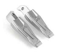 RORVECQ Repose-pieds Passager CNC Pour YAMAHA Pour NMAX 155 NMAX125 Pour N-MAX 155 N-MAX155 Repose-pieds Arrière Moto(Silve)