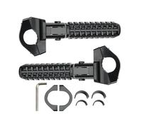 RORVECQ Repose-pieds Universels Pliables Pour R1300GS R1250GS R1200GS F900 F850 F750 G310 R GS S1000RR M1000 Moto Pedales Repose-pieds(NOIR)