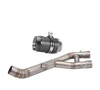 RORVECQ Silencieux D'échappement 60 Mm En Acier Inoxydable Pour Moto Pour R1 R1M R10 MT10 2015 2016 2017 2018 2019 2020 2021 2022 2023 2024 2025(Style E)