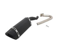 RORVECQ Silencieux D'échappement Avant Pour Moto Pour Italjet Pour Dragster 200 125 Accessoires Modifiés Pour Motocross Espace(StyleB)
