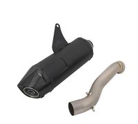 RORVECQ Silencieux D'échappement DB Killer En Carbone Pour Moto pour CFMOTO 800MT CF 800-5A 2021 2022(NOIR)