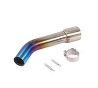 RORVECQ Silencieux D'échappement Intermédiaire Pour Moto Pour Y&amaha Pour Fazer FZ1 FZ1N FZ1000 FZ 1 1N 1000 2006 2007-2012 2013 2014 2015(Demi bleu)