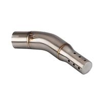 RORVECQ Silencieux D'échappement Modifié Pour Moto Pour CFMOTO NK400 NK650 NK 650 Coude De 51 Mm Raccord Intermédiaire(ModèleA)