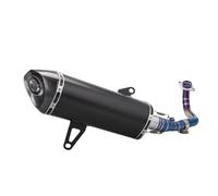 RORVECQ Silencieux D'échappement Moto Pour Y&amaha Pour X MAX250 Pour XMAX 300 Pour XMAX300 250 Tube Avant En Acier Inoxydable(Style C)