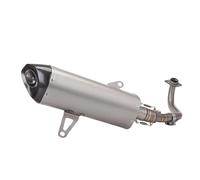 RORVECQ Silencieux D'échappement Moto Pour Y&amaha Pour X MAX250 Pour XMAX 300 Pour XMAX300 250 Tube Avant En Acier Inoxydable(StyleB)