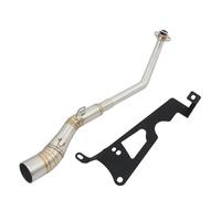 RORVECQ Silencieux D'échappement Pour Moto Pour Cross Cub 110 CC 110 Cub 110 2018-2023 Tuyau De Liaison Avant En Acier Inoxydable