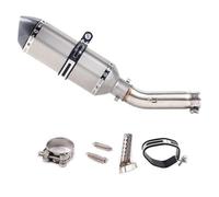 RORVECQ Slip-On Pour VTEC CB400 CB 400 N SF Pour Super Four Collecteur Central Accessoires Modifiés Silencieux D'échappement(Style C)