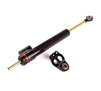 RORVECQ Stabilisateur De Direction Universel Réglable En Aluminium Pour Moto 345 Mm Pour Triumph(NOIR)