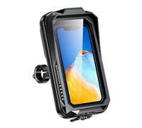RORVECQ Support Téléphone Moto Imperméable Porte Vélo 360° Universel Sac Anti-Secousses Écran Tactile Pare-Soleil pour 4.7"-7.0"(Handlebar Version)