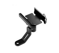 RORVECQ Support Téléphone Moto Vélo GPS Support Smartphone Étrier Fixation Guidon Réglable Antidérapant Cyclisme(Noir,Rearview Mirror)