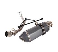 RORVECQ Tuyau Liaison Connexion Avant De Déflecteur Silencieux De Système D'échappement Moto En Acier Inoxydable Pour Y&amaha GY6 125 Cc Et 150 Cc(StyleB)