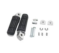 RORVECQ Universal Motorcycle Front Rear Footrests Footpegs Foot Rests Peg Pedals Set Pour Yamaha YZF1000 R1 FZ6R FZ6 FJR1300(Arrière)