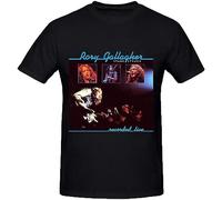 Rory Gallagher Stage Struck Owl Tee Shirt for Men Black S