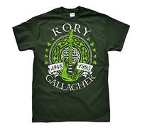 Rory Gallagher Vert Foncé T-Shirt, Taille XL