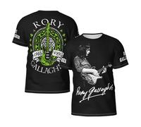 Rory Singer Gallagher T-shirt pour homme - T-shirt graphique groupe de musique rock - Haut d'été décontracté pour les fans - T-shirt léger à manches courtes - Cadeau pour les amateurs de concert et de