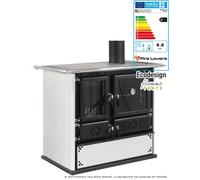 Cuisinière à bois La Nordica Rosa 5.0 - Steel 8,8 kW Revêtement en acier, blanc