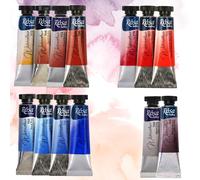 Rosa Gallery Granulation Professional Lot de 13 tubes de peinture aquarelle 10 ml (kit de granulation N4)