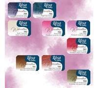 Rosa Gallery Lot de peintures aquarelles professionnelles Supergranulation/Granulation (Set N33)