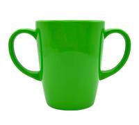 Rosa Lifestyle Tasse en mélamine à deux poignées - Légère 126 g, capacité de 400 ml - Aide à la mobilité quotidienne pour les personnes âgées, la démence, les tremblements, l'arthrite et la faible