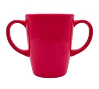 Rosa Lifestyle Tasse en mélamine à deux poignées - Légère 126 g, capacité de 400 ml - Aide à la mobilité quotidienne pour les personnes âgées, la démence, les tremblements, l'arthrite et la faible