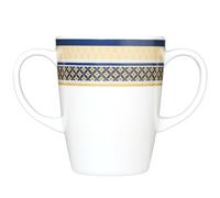 Rosa Lifestyle Tasse en mélamine à deux poignées - Légère 126 g, capacité de 400 ml - Aide à la mobilité quotidienne pour les personnes âgées, la démence, les tremblements, l'arthrite et la faible