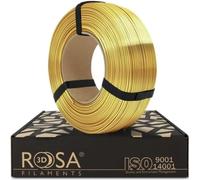 ROSA3D Filament en soie PLA 1,75 mm pour imprimante 3D, recharge dorée 1 kg