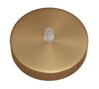 Rosace avec fixation pour plafond métal bronze satiné vintage