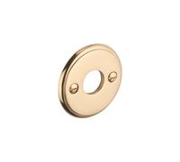 Rosace bec-de-cane pour poignée - laiton poli - Style marine DCG