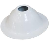 Rosace blanche ING FIXATIONS sanitaire - Fixation de tuyauteries - Ø 28 mm x H 9 mm - A141520