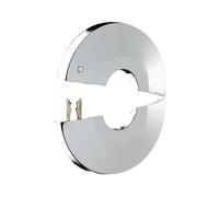 Rosace chromée - DELABIE - 824016.2P - Pack de 2 pièces - Diamètre 54 mm - Laiton massif