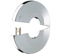 Rosace chromée - DELABIE - 824016.2P - Pack de 2 pièces - Diamètre 54 mm - Laiton massif