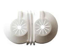 Rosace de finition blanche double RIQUIER