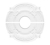 Rosace de Plafond Divisible | de Couverture Scindée pour Luminaire | Abat-Jour en PU Élégant d'Intérieur à Ajustement Parfait pour Salon Bureau Bibliothèque Chambre