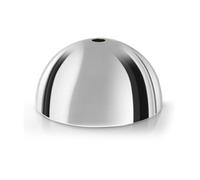 Rosace de Plafond hémisphérique en métal chromé avec 1 Passage de Câble : alliez qualité et élégance