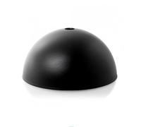 Rosace de Plafond hémisphérique en métal Noir avec 1 Passage de câble : alliez qualité et élégance