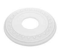 Rosace de Plafond Ronde Pu Blanche 12 Pouces pour Luminaire