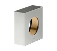 Rosace de rallonge KEUCO IXMO 59551210282 carrée, pour vannes d'arrêt et de dérivation encastrées, finition inox