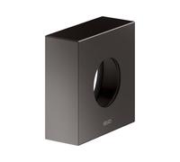 Rosace de rallonge KEUCO pour robinetterie thermostatique encastrée, forme de rosace carrée, 59553350282, Couleur: noir titane brossé