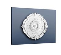 Rosace de taille moyenne, ornements classiques R31 - L38,5 x H2,7 x L38,5cm - ORAC DECOR