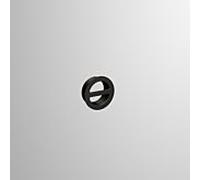 Rosace de trop-plein Alape 8321000980 noir mat, 36 x 36 x 14 mm