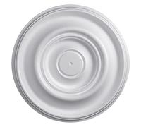 Rosace Décoration de plafond en polystyrène, permet la finition de n'importe quel environnement de manière originale et élégante, indiquée pour valoriser les intérieurs et donner des styles agréables et particuliers -