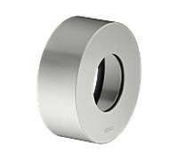 Rosace d'extension KEUCO IXMO 59553210281 ronde, pour robinetterie thermostatique encastrée, finition inox